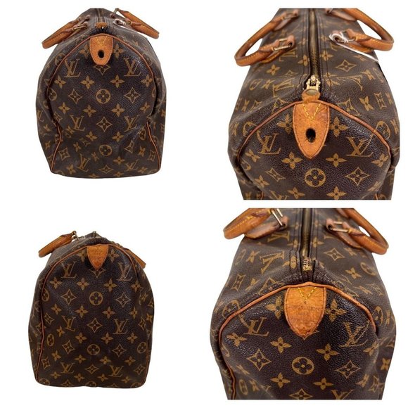 Authentic Louis Vuitton Satchel Bag Speedy 40 Monogram Used LV Handbag Vintage - Picture 3 of 12